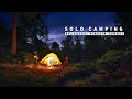 Solo Camping | Bersantai Di Pinggir Sungai Kecil Ditemani Hujan Gerimis & Suara Air