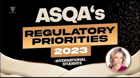 ASQA’s Regulatory Priorities 2023- International Students