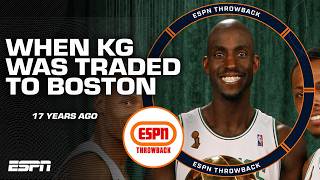 Revisiting Kevin Garnett Getting Traded To The Boston Celtics Nba Today