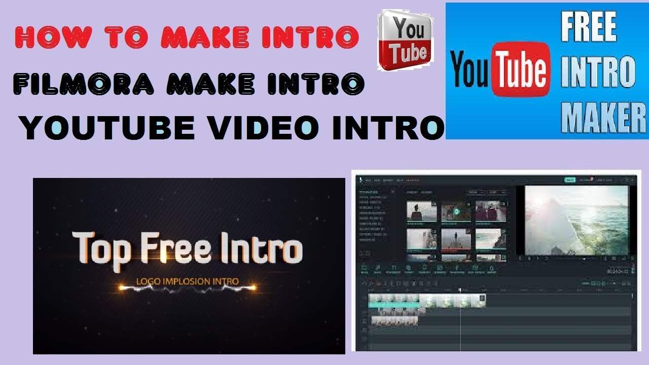 How to make a video intro in filmora software in pc /new videos 2020 ...