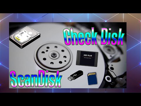 How to make a Check Disk to check and repair errors Hard Drive, Pendrive or SD card | Chkdsk C: /r