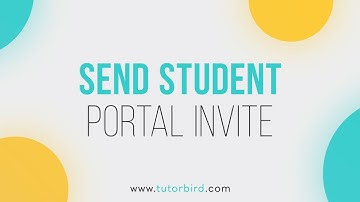 Send a Student Portal Invite