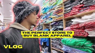 The BEST Place to buy Blank Shirts NYC | Polymaf Vlog