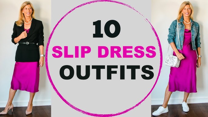 How to Wear a Slip Dress - One Dress 10 Ways - livelovesara