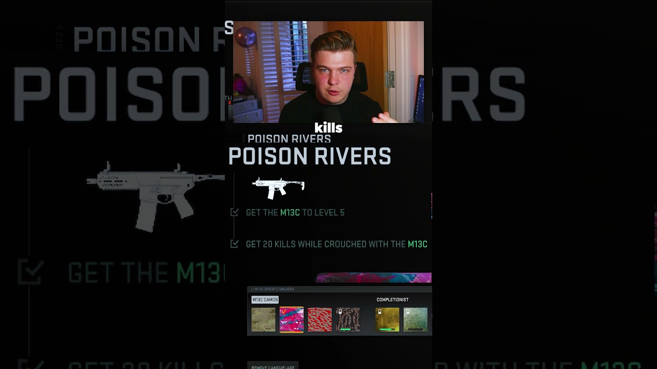 THE POISEN RIVERS CAMO IS SO NICE IN WARZONE