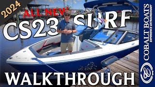 ALL NEW 2024 Cobalt CS23 Surf Walkthrough with Bluewater Marine