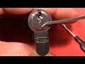 (picking 161) EVVA [EURO cylinder exploration series] - picked and gutted