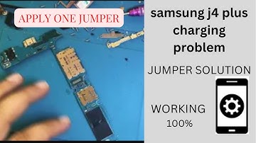 samsung j4 plus charging problem [ Without Ic Change Apply Only 1 Jumper INCELL MOBILE]