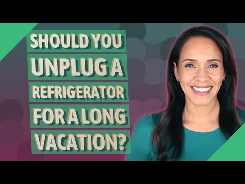 Video: Should I Turn Off The Refrigerator While On Vacation?