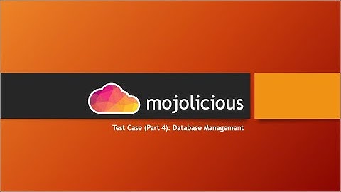 Mojolicious (Part 4): Database Management