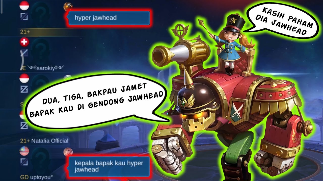 Hyper Jawhead Di Remehkan Sini Gua Carry Pakai Jawhead Mobile Legends Gameplay YouTube