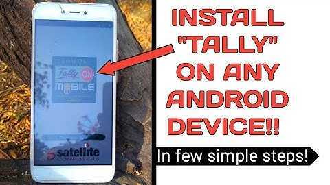 Use "TALLY" On any Android devices!!