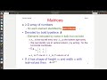 Machine Learning-3: Linear Algebra (part-1)