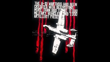 A-10 WARTHOG EDIT🔥 #warthunder #gaijin #edit #military #viral #shorts