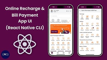 Online Recharge & Bill Payment App UI in React Native CLI | Paytm Clone in React Native CLI
