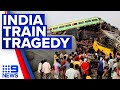 Passenger trains derails killing more than 200 in india  9 news australia