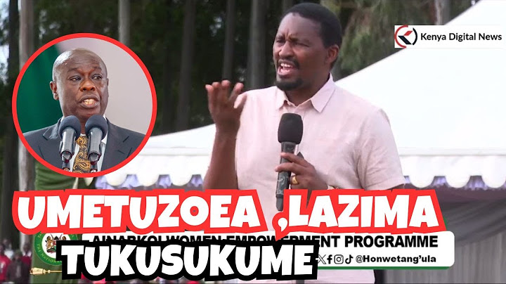 'Gachagua ni mlevi anaongea akiwa kwa Mtaro, Kuanza Mwezi wa nane tutasukumana,' Kiunjuri on Fire!