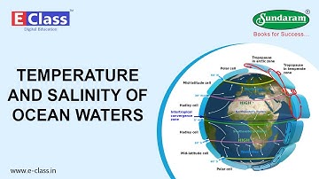 Sundaram Eclass Geography concepts (7-8th grade) : Temperature and Salinity of Ocean Water