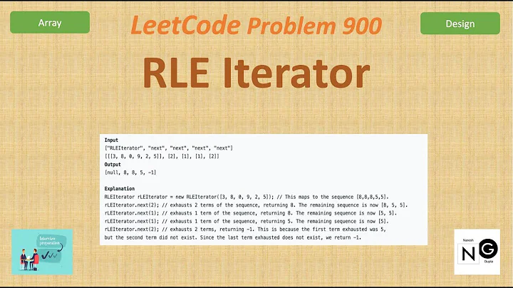 RLE Iterator | LeetCode 900 | List TreeMap | Google