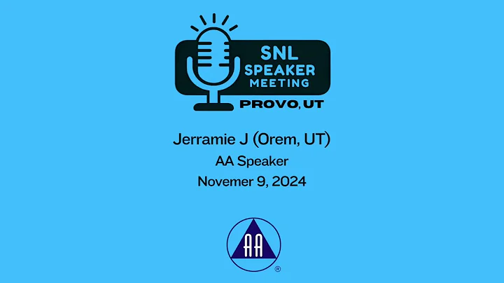 Jerramie J (UT) speaking in Provo, UT 11-9-24