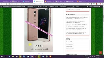 Lava iris 45 Flash File Android 8.1 Fastboot Mode & Hang Logo Fix Care Firmware