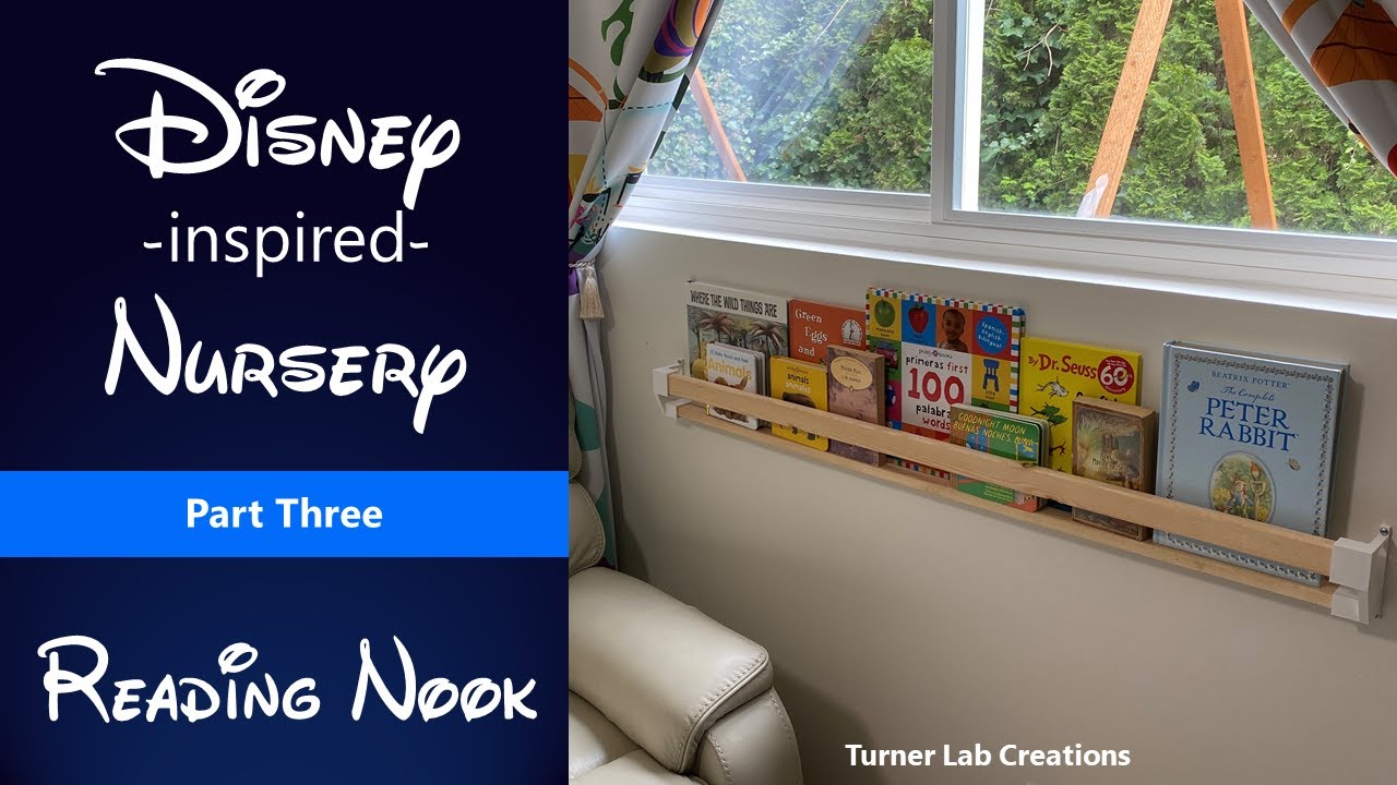 Our Disney Inspired Nursery - Part 3 DIY Reading Nook 