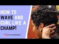 Easy step by step curl and waves | how to do illusion curls and waves|@CRAZYABOUTANGEL