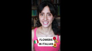 10 Flowers in Italian!💐🌺