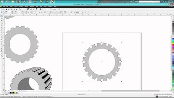 Corel Draw Tips & Tircks 3D looking gear