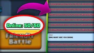 WTF! RANDOM KID KICKS MY ENTIRE CLAN in Clash Royale!