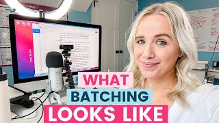 How I Accomplish a Successful Batch Record Day (A BEHIND THE SCENES LOOK)