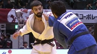 Nugzar Tatalashvili (GEO) vs. Jorge Fernandes (POR) -73kg Judo Grand Slam Tokyo 2015