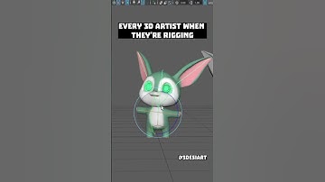 IRRESISTABLE!? 😂 #3d #rigging #3dart #characterart