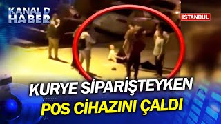 Pos Cihazını Çalan Hırsızı Dövüp, Polise Teslim Etti