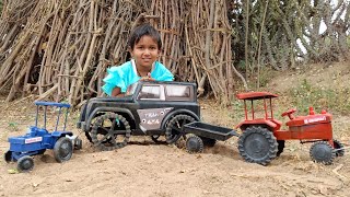Gudiya ke gadi mein lekar aaye new mini tractor🚜 | diy mini tractor