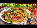 Chicken Sausage salad|Easter Special salad| #yummy #mangaloreanstyle