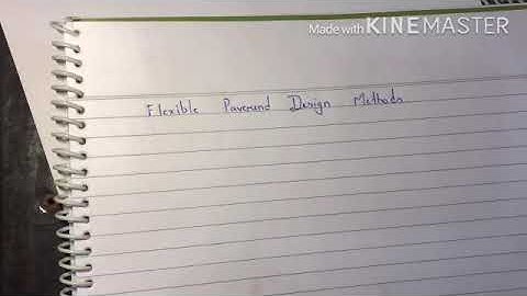 Flexible Pavement Design by McLoad Method