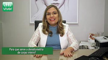 O que é densitometria do corpo inteiro?