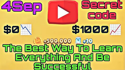 The Best Way To Learn Everything And Be Successful | Memegirls Code |Youtube Video Code Memefi Today