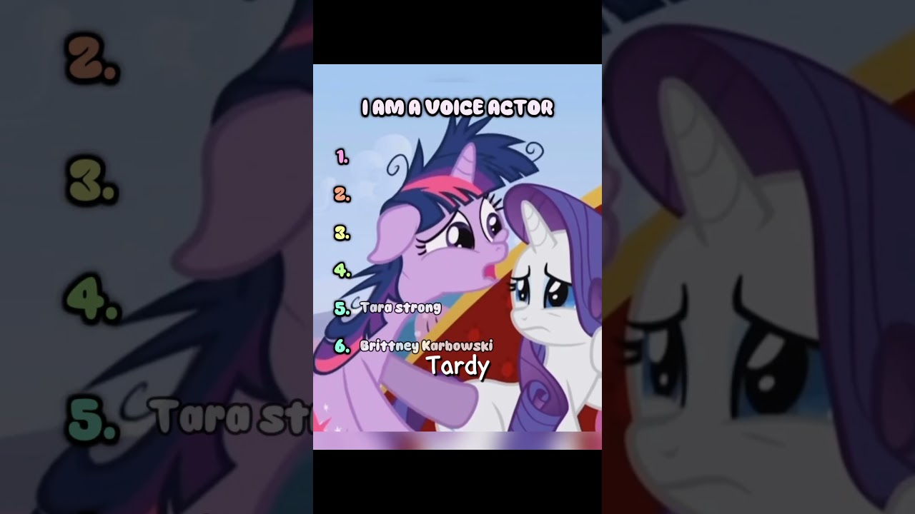 I am a voice actor 