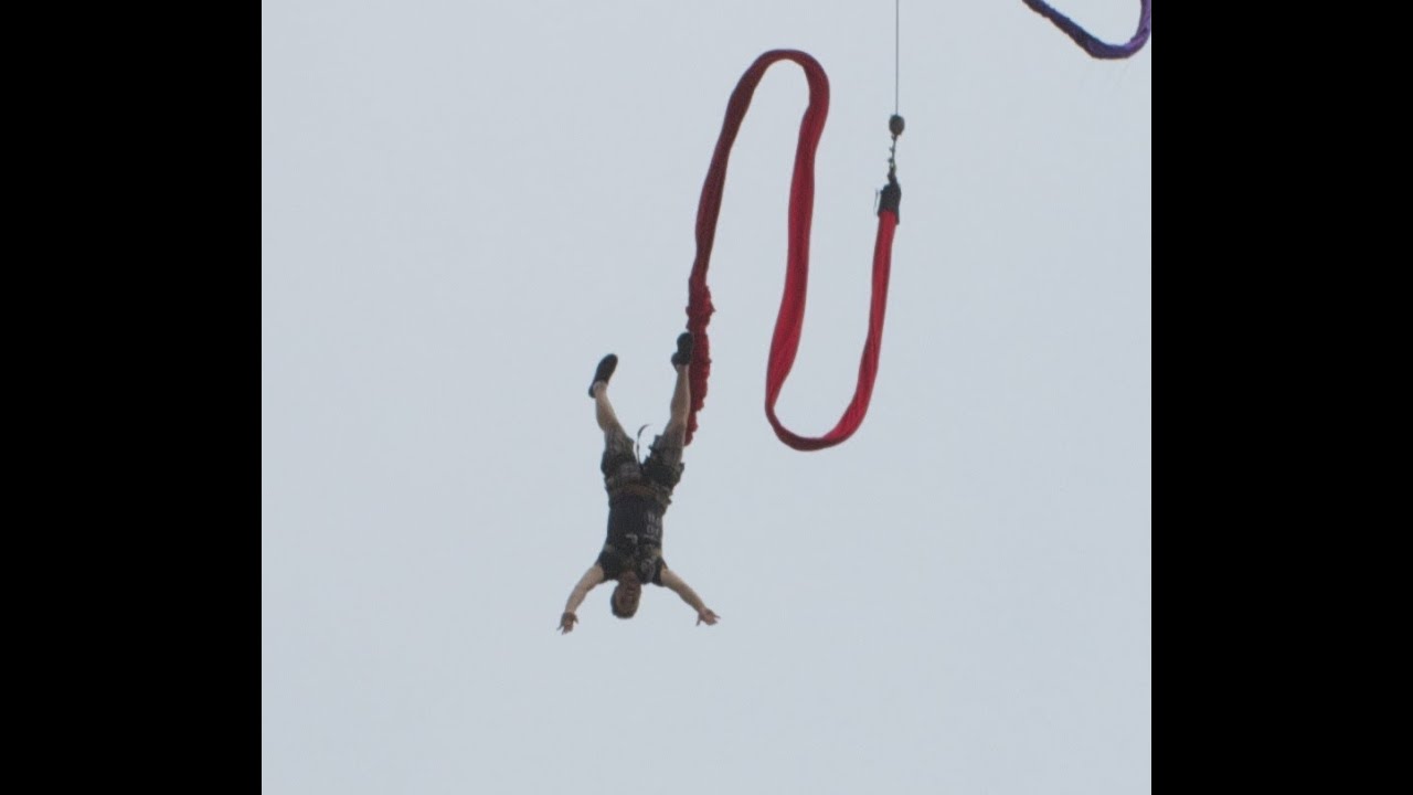 Girl Bails Bungee Jumping and My Jump in Korea! YouTube