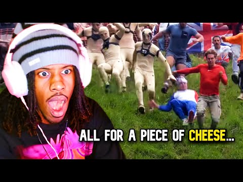 They Are Risking there Life On a Wheel Of Cheese