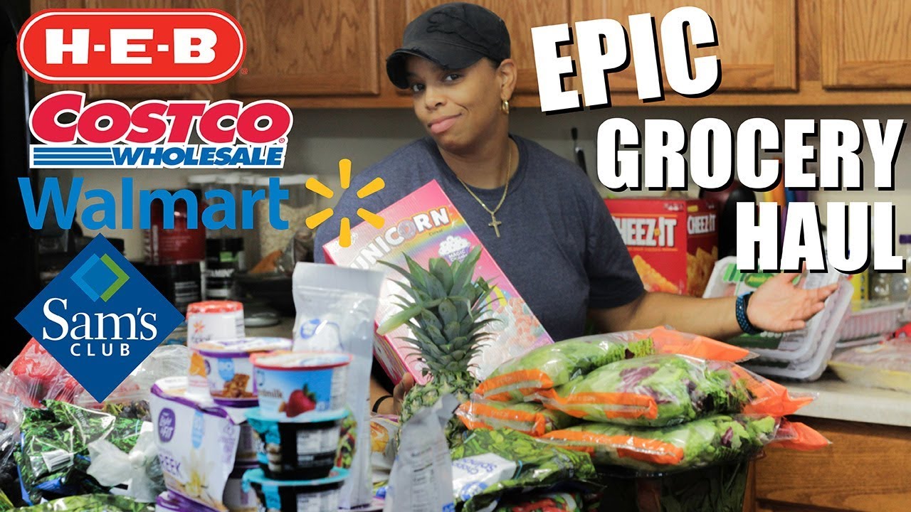 Grocery Haul! ~ Costco & Sam's Club and More Stock Up Haul - YouTube