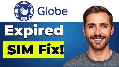 How to activate expired SIM card Globe