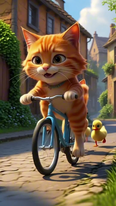 Kucing Bersepeda Keliling Kampung β Gemes Banget! π²π±