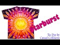 Tie Dye:  Starburst  [Ice Dye]