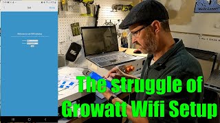 Connecting a GroWatt to Wifi.  I should've read the manual.....