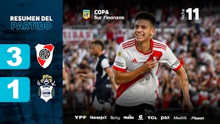 RIVER 3 - 1 GIMNASIA I Resumen del partido I #CopaSurFinanzas 2024