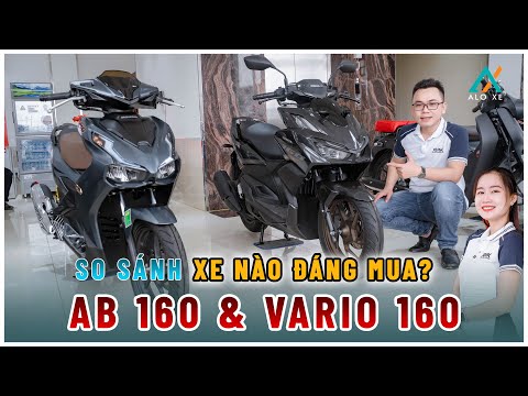 Video So Sánh Chi Tiết Air Blade 160 và Vario 160 nhập... - youtube