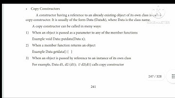 CLASS 11 COMPUTER SCIENCE CHAPTER-14 (PART 4 CONSTRUCTOR AND DESTRUCTOR IN C++) IN TAMIL